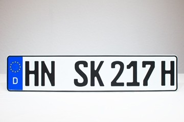 KFZ-Kennzeichen ab 4,99 € bei Schilderkröten.de bestellen