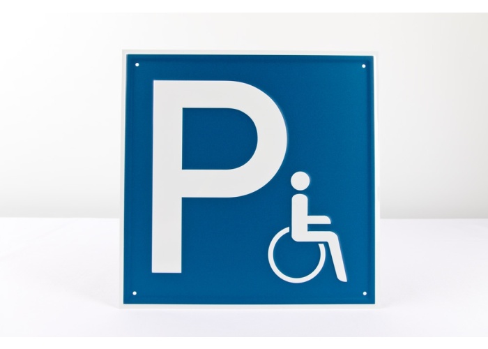 Alu Parkplatzschild  Jetzt auf Rechnung bestellen