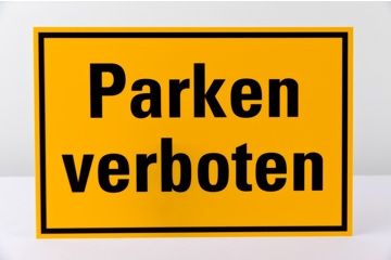 "Parken Verboten" Schild - 200 x 300mm
